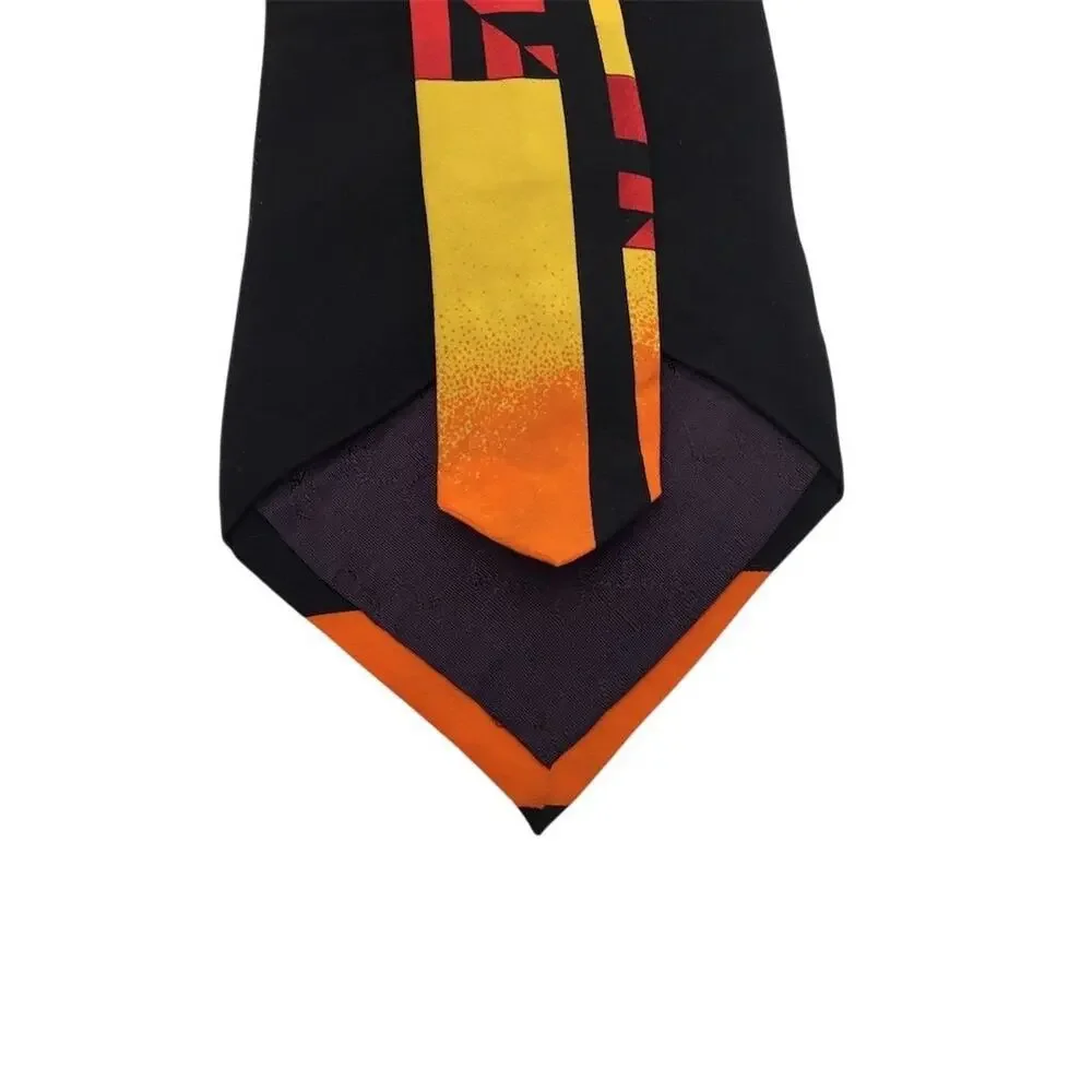 Rush Limbaugh Men's Red Geometric‎ Silk Designer Tie